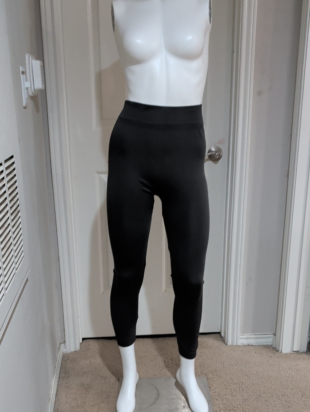 Retro GMI High-Waist Slate Grey Leggings Women's S/M Y2K